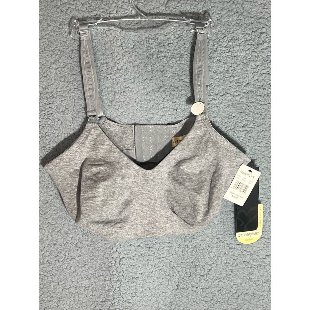 Woman's Gray Nursing Q-T Intimates Bra 40C